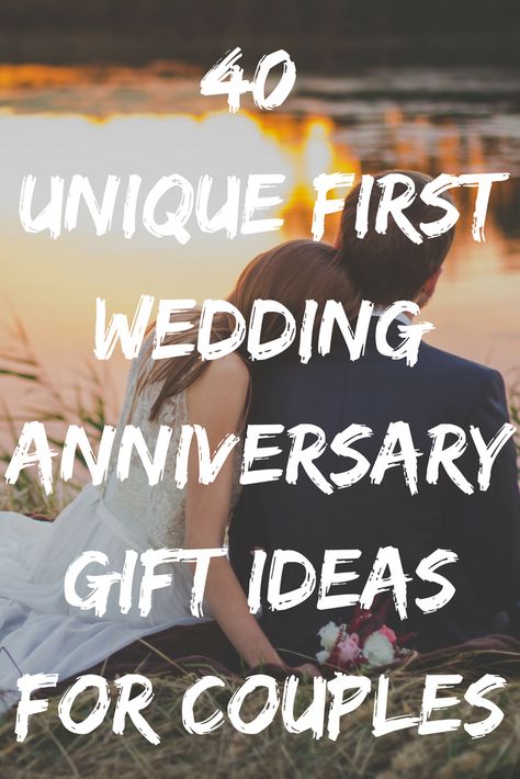 First Year of Marriage Gift Ideas for Couples - Discover 40+ unique first year of marriage gifts for him, her, or the newlyweds. You will find great paper year anniversary gift ideas every couple, husband or wife, will love to receive for their 1st wedding anniversary. #ourpf #firstyearofmarriage #anniversary #gifts #him #her #husband #wife #marriage via @ourpfamily First Wedding Anniversary Gift Ideas, Wedding Anniversary Gifts Ideas, Anniversary Gifts Ideas, Paper Presents, Wedding Anniversary Gift Ideas, First Anniversary Paper, Souvenir Ideas, Marriage Anniversary Gifts, 1st Wedding Anniversary Gift