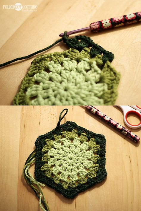 Hexagon Granny Square, Granny Square Ideas, Hexagon Crochet Pattern, Granny Hexagon, Solid Granny Square, Crochet Classes, Only One You, Crochet Hexagon, Crochet Hook Set