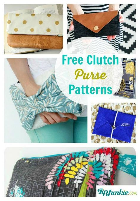 Free Clutch Purse Patterns-jpg Free Clutch Purse Patterns, Clutch Purse Pattern Free, Sew Envelope, Clutch Purse Pattern, Diy Clutch Purse, Pochette Diy, Clutch Bag Pattern, Purse Patterns Free, Bag Tutorials