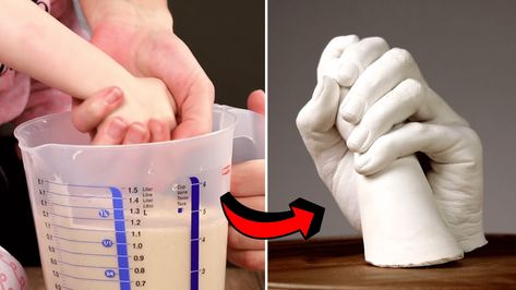 Easy DIY Plaster Hand Mold Tutorial Hand Molds Diy, Paint Owl, Cornbread Muffins Recipe, Plaster Hands, Bacon Chili, Owl Rocks, Getting Rid Of Mice, Rodent Repellent, Slushie Recipe