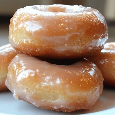 Homemade Krispy Kremes Krispy Kreme Doughnut Recipe, Kristy Kreme Donut Recipes, Krispy Cream Donut, Crispy Cream Donuts Recipe, Copycat Krispy Kreme Donut Recipe, Krispy Kreme Donuts Recipe, Donut Glaze Recipe, Copycat Krispy Kreme, Donut Glaze Recipes