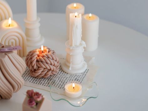 Excited to share the latest addition to my #etsy shop: Yarn Candle - Soy Wax Candle, Home Decor, Dreamy Aesthetic French Style Vibe Mood, My Safe Space Room Desk Decor, Housewarming Cute Gift https://etsy.me/3WCQ6WT #white #entryway #housewarming #christmas #soy #beige