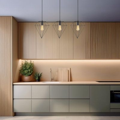 Mid Century Modern Kitchen Open Shelving, Kitchen Light Wood Cabinets, Small Island Kitchen, Laminex Kitchen, Modern Neutral Kitchen, Japandi Style Kitchen, Romantic Kitchen, Ultra Modern Kitchen, Japandi Kitchen