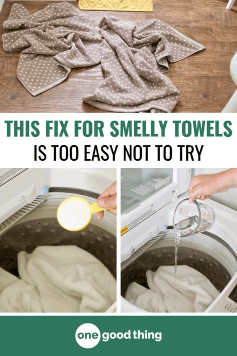 Laundry Tricks, Smelly Clothes, Ruined Clothes, Modern Washing Machines, Homemade Cleaner, Lemon Cleaning, Smelly Towels, Towels Smell, Bleach Alternative