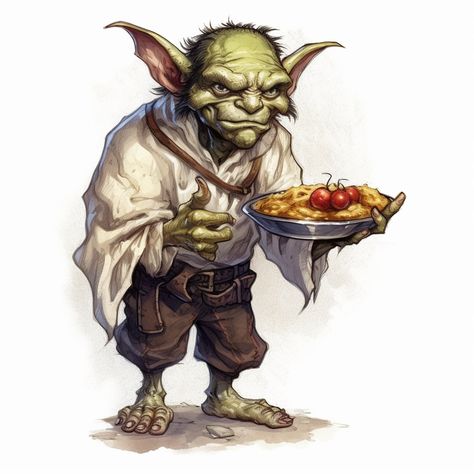 Goblin Shopkeeper, Goblin Art, Realistic Art, Dnd Characters, Character Portraits, Character Design Inspiration, Character Concept, Dungeons And Dragons, Fantasy Art