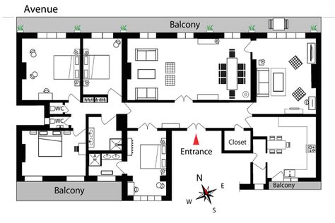 République floor plan Paris House Floor Plan, Small Parisian Apartment Floor Plan, French Apartment Floor Plan, Old Apartment Floor Plan, French Apartment Layout, Paris Apartment Layout, Parisian Apartment Layout, Parisian Flooring, Parisian Apartment Floor Plan