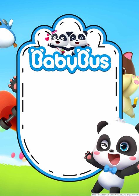 Get 16+ BabyBus Canva Birthday Invitation Templates Calling all little adventurers! It's time to celebrate your little one's birthday with the adorable characters from BabyBus. Known for their educational and entertaining content, BabyBus has captured ... Babybus Birthday Theme, Baby Bus, Blaze Birthday, Cute Animals Puppies, Themed Cupcakes, Party Venues, Art Drawings For Kids, Time To Celebrate, Canva Templates