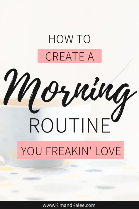 Moms Girl, Creating Healthy Habits, Best Morning Routine, Successful Habits, Create A Morning Routine, Morning Routine Ideas, 5am Club, Best Morning, Routine Ideas