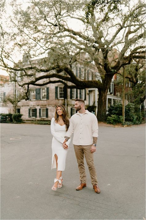 Savannah Photoshoot, Engagement Photos Historic Downtown, Downtown Savannah Engagement Photos, April Engagement Photos, Savannah Georgia Engagement Pictures, Downtown Charleston Engagement Photos, Engagement Photos Savannah Ga, Engagement Photos Downtown, Charleston Engagement Pictures