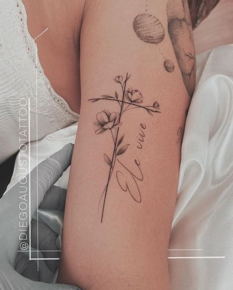 Childs Name Tattoo Ideas For Women, Fine Line Cross Tattoo, Girl Thigh Tattoos, Verse Tattoos, Tattoos Infinity, Cross Tattoos For Women, Boho Tattoos, Bunny Tattoos, Writing Tattoos