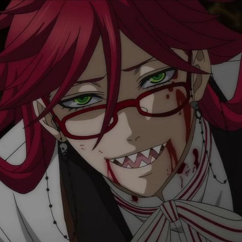 Black Butler Funny, Black Butler Grell, Grell Sutcliff, Black Butler Manga, Black Butler Characters, Black Butler 3, Sebastian Michaelis, Black Butler Anime, Butler Anime