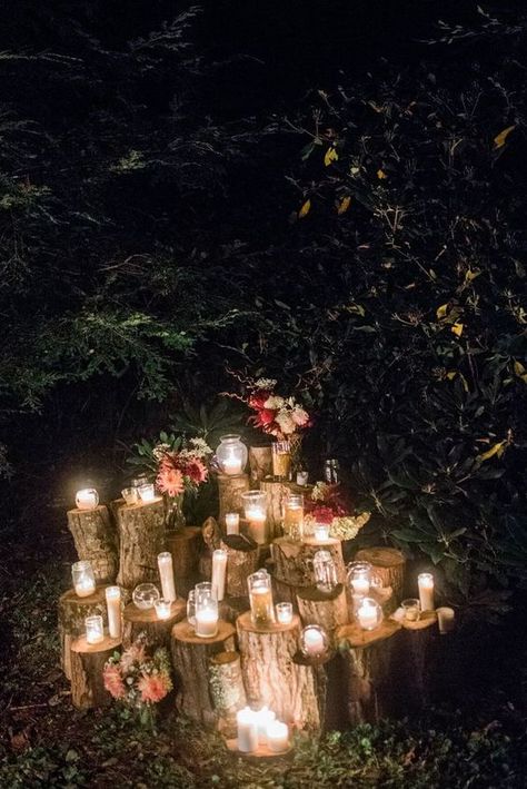 Fairytale Wedding Ideas, Fairy Wedding Theme, Expensive Candles, Smelling Candles, Twilight Wedding, Cottagecore Wedding, Forest Theme Wedding, Enchanted Forest Wedding, Wedding Candle