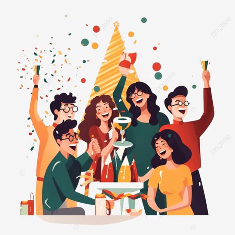 flat illustration with christmas party celebration concept santa santa claus clause png Christmas Party Illustration, Santa Claus Illustration, Transparent Image, Party Celebration, Flat Illustration, Celebration Party, Clipart Images, Png Transparent, Festival Party