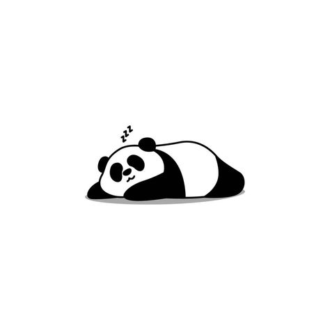 Lazy panda cartoon, vector illustration Black Sheep Tattoo Ideas, Sheep Tattoo Ideas, Panda Drawings, Black Sheep Tattoo, Cute Panda Drawing, Lazy Panda, Cute Panda Cartoon, Panda Cartoon, Panda Illustration