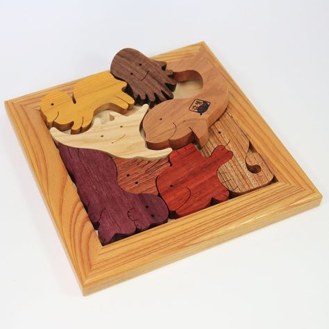 Making Plan, Wood Puzzles Patterns, Wood Puzzles Diy, Puzzle Drawing, Puzzle Making, Scroll Saw Ideas, Kids Puzzles, Puzzle Template, Wood Toys Plans