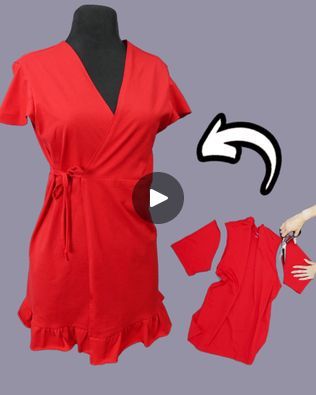 How to easily recycle a t-shirt and turn it into a dress | How to easily recycle a t-shirt and turn it into a dress | By MomCut - DeutschlandFacebook Diy Tshirt Dress No Sew, Tshirt Dress Diy, Dress Makeover, Advanced Sewing, Twisted Dress, Old Dresses, Old Shirts, Old T Shirts, Sewing Skills