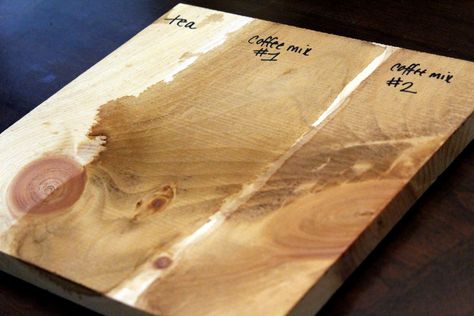 How to Make Chemical-Free Wood Stain for free! Coffee Stained Wood, Stain Wood With Coffee, Homemade Wood Stains, Diy Wood Stain, Diy Staining, Woodworking Basics, Wood Crafting Tools, Wood Stain Colors, Furniture Wax