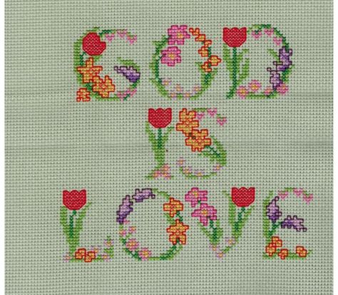 God is Love by Jazzcat-27 on DeviantArt Love Cross Stitch Pattern, Cross Stitch Projects, Love Cross Stitch, God Is Love, Framed Cross Stitch, Love Frames, Beautiful Cross Stitch, Cross Stitch Heart, Exploring The World