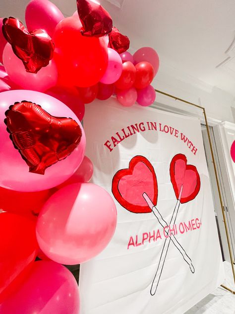 Galentines Party Sorority, Love Sorority Theme, Valentines Sisterhood Events, Sorority Recruitment Events Ideas, Love Theme Sorority, Crush Party Sorority, Valentines Date Party Sorority Outfits, Valentines Date Party Sorority, Bid Day Love Theme