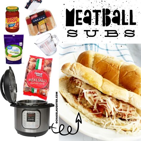 ✨NEW✨Meatball Subs  Meatball subs covered with sauce and melting mozzarella cheese all on a toasted bun can be ready within 30 minutes! Weeknight dinner made easy! ✅ @ French Meatballs, Making Sushi Rice, Aunt Jemima Pancakes, French Pizza, Italian Style Meatballs, Creamy Italian Chicken, Cheese All, Meatball Sub, Favorite Pasta Recipes