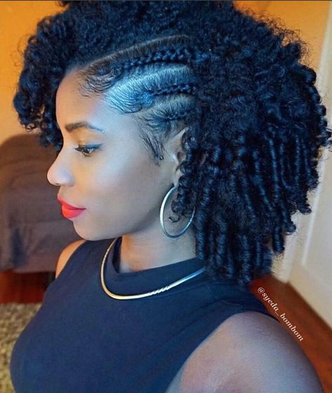 Cabello Afro Natural, Types Of Braids, Crochet Braid Styles, Natural Hair Twists, Crochet Braids Hairstyles, Natural Hair Styles Easy, Natural Hair Updo, Natural Styles, Penteado Cabelo Curto