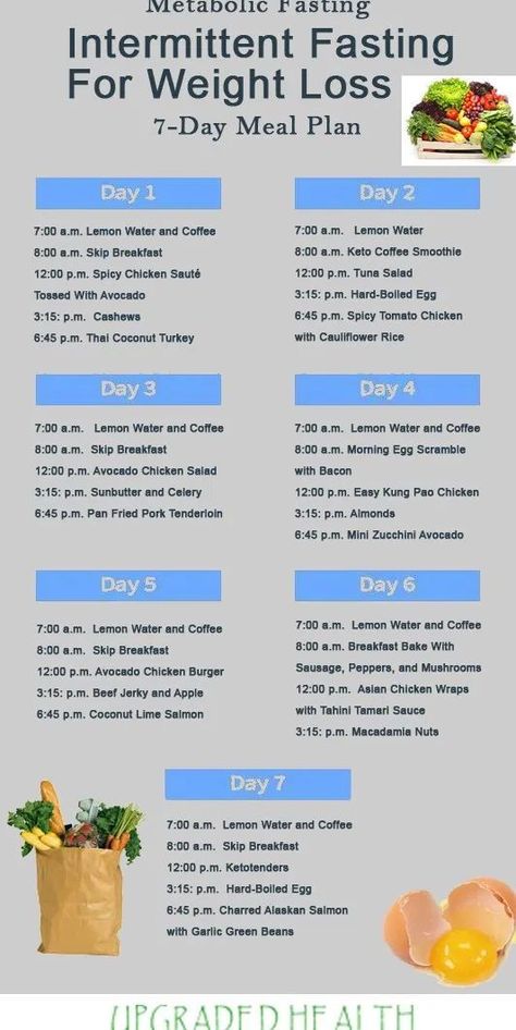 Fasting Diet Plan, Intermittent Fasting Diet, Low Carb Snack, 7 Day Meal Plan, Low Fat Diets, Fasting Diet, Diet Meal Plans, Keto Diet Plan, Best Diets