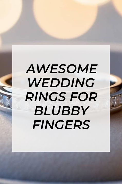 Finding the right wedding ring for chubby fingers can be tricky! We've gathered 7 stunning styles that not only fit comfortably but also look amazing. From classic bands like the 1.5mm Tiffany Classic Wedding Band to modern beauties, there’s something for every taste. Whether you prefer simple elegance or stylish details, our list has options that make the big day unforgettable. Discover how ring fit can enhance comfort and style to express your unique love. Save these ideas and find your perfect ring now! Rings For Chubby Fingers, Best Wedding Rings, Polaroid Wedding, Wedding Bands For Women, Cool Wedding Rings, Jewelry Tips, Classic Wedding Band, Wedding Speech, Eternity Ring Diamond