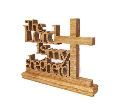 Rejoice Always, Desk Sign, Faith Gifts, Christian Artists, Wood Creations, Walk By Faith, Jesus Is Lord, Scroll Saw, Handmade Wood