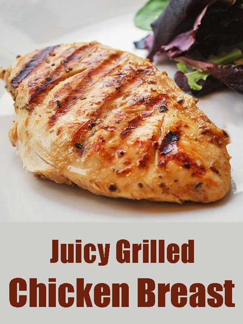 Juicy Grilled Chicken Breast, Recipe For Grilled Chicken, Chicken Breast Recipes Dinners, Soy Sauce Marinade, Juicy Grilled Chicken, Grilled Chicken Breast Recipes, Grilled Chicken Breast, George Foreman, Chicken Breast Recipes Healthy