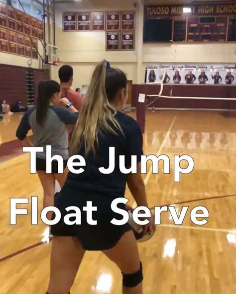 Volleyball Jump Float Serve, Jump Serve Volleyball Tips, How To Jump Serve In Volleyball, Jump Float Serve Volleyball, Float Serve, Jump Serve, Volleyball Chants, Serve Volleyball, Volleyball Tips