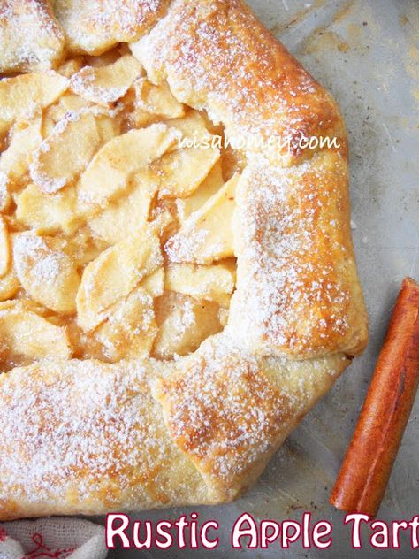 How To Make Tart, Rustic Apple Tart, French Apple Tart, Apple Tart Recipe, Apple Glaze, Sweet Pies, Apple Tart, Sweet Pie, Glaze Recipe