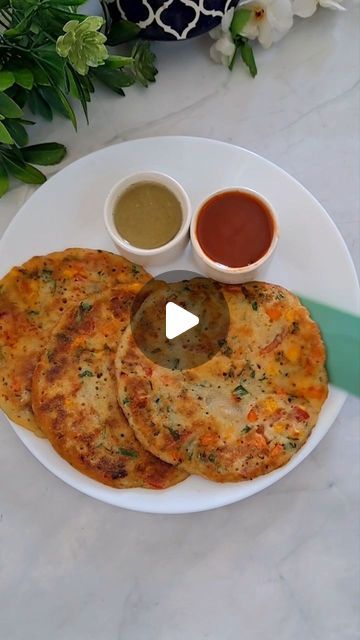 194K views · 7.4K likes | sunita on Instagram: "Healthy Suji Breakfast..#recipeoftheday 
Save it for later ❤️ 

Ingredients...
Suji 1cup 
Curd1/2cup 
Chopped Capsicum 
Chopped coriander 
Chopped carrot 
Corn
Chilli flakes 
Black pepper 
Pink Salt 
Grated ginger 
Baking soda 1/2tsp 
Salt to taste 

#sunitabasumatari #breakfast
#breakfastrecipes #healthyrecipes #healthybreakfast #easyrecipes #easymeals #healthyfood #chilla #uniquerecipes #fastfood #streetfood #explore #exploremore #roasties #goodfood #gharkakhana #foodbloggers #food ##foodiesofinstagram #instareels #trending #reelsitfeelsit #reelsinstagram" Suji Chilla Recipe, Suji Recipe, Chopped Carrots, Chilli Flakes, Pink Salt, Breakfast Recipe, Unique Recipes, Recipe Of The Day, Black Pepper