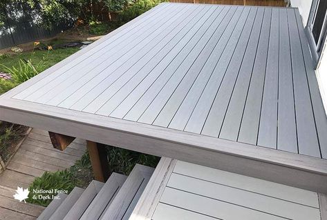 Timbertech Terrain’s Composite Decking | TimberTech Pro Installers Cedar Deck, Deck Projects, Deck Builders, Cool Deck, New Deck, Back Deck, Composite Decking, Paver Patio, Calgary Alberta