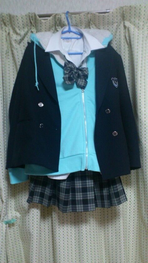 School Uniform Fashion, Anime School, Cosplay Kawaii, 일본 패션, Girl Cat, Gyaru Fashion, Japanese Kawaii, Uniform Fashion, Grunge Goth