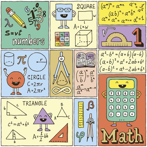 Adding math concepts to daily conversations helps kids see that learning extends beyond the classroom, and is used in many ways all the time. Here's how. Math Drawing, Math Design, Math Poster, Math Help, Math Methods, Hand Drawn Vector Illustrations, Poster Drawing, 5th Grade Math, Mental Math