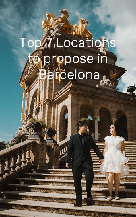 Barcelona Engagement Photos, Spain Proposal, Barcelona Proposal, Marriage Proposal Videos, Wedding Barcelona, Proposal Spots, Prenup Ideas, Proposal Videos, Spain Trip