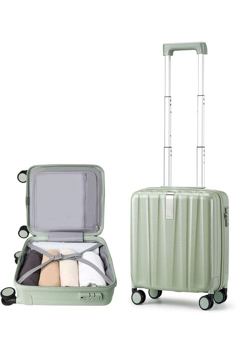 Lightweight Hardside Mini Suitcase for Weekender; Underseat Personal item and carry on suitcase. #minimalism #hardside #personalitem #travel #ad Underseat Carry On, Mini Suitcase, Cute Luggage, Small Suitcase, Carry On Suitcase, Cute Disney Wallpaper, Luggage Sets, Sand Color, One Bag