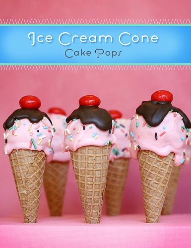 ice cream cone cake pops | Bakerella Cone Cake Pops, Ice Cream Cone Cake Pops, Ice Cream Cake Pops, Cone Cake, Ice Cream Cone Cake, Cake Ball, Torte Cupcake, Waffle Cone, Ice Cream Birthday