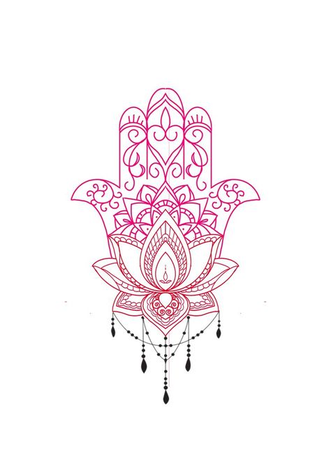 Hamsa Tattoos, Hamsa Tattoo Design, Bio Organic Tattoo, Homemade Tattoos, Flower Spine Tattoos, Organic Tattoo, Small Girly Tattoos, Tattoo Themes, Hamsa Tattoo