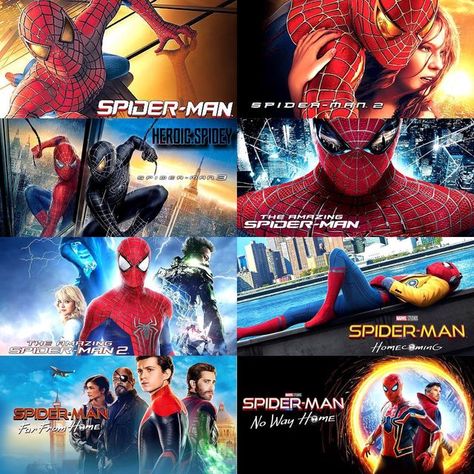 Heroic Spidey on Instagram: "Which one is your favourite Spider-Man movie?" All Spider Man Movies In Order, Spider Man Movies In Order, Spiderman Movies In Order, Spider Man Avengers, Drama Recommendations, Bored Ideas, Spider Man Movie, Spider Man Trilogy, Spider Man 3