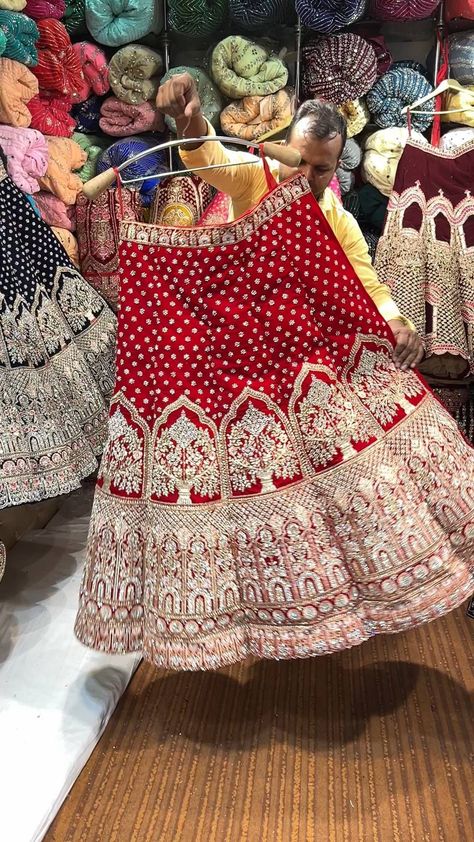 shoppingworld_yt on Instagram: Ball Lehenga 🌟 PRICE-RS 18000 SHOPPING WORLD +91 88605 17455 Ball Lehenga, Golden Bridal Lehenga, Shopping World, Indian Fashion Dresses, Bridal Lehenga, Tree Skirts, Indian Fashion, Christmas Tree Skirt, Lehenga