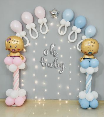 5.4M views · 76K reactions | Very Easy & Simple Baby Shower Balloon Décor at home | interior design | Very Easy & Simple Baby Shower Balloon Décor at home | By MASS Art and Craft | Facebook Simple Baby Shower Decorations, Baby Shower Decoration Ideas, Baby Gender Reveal Party Decorations, Baby Shower Deco, Baby Boy Room Nursery, Gender Reveal Party Decorations, Baby Gender Reveal Party, Simple Baby Shower, Baby Gender Reveal