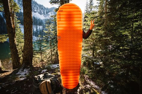 How to Choose a Sleeping Pad https://www.thermarest.com/blog/how-to-choose-a-sleeping-pad/ Sleeping Outside, Summer Backpacking, Expanding Foam, Taper Design, Sleeping Mat, Sleeping Pads, Sleeping Under The Stars, Closed Cell Foam, Outdoor Equipment