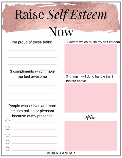 Bullet Journal Calendrier, Self Esteem Worksheets, Self Esteem Activities, Life Coaching Tools, Counseling Activities, Therapy Worksheets, Group Therapy, Therapy Tools, Mental And Emotional Health