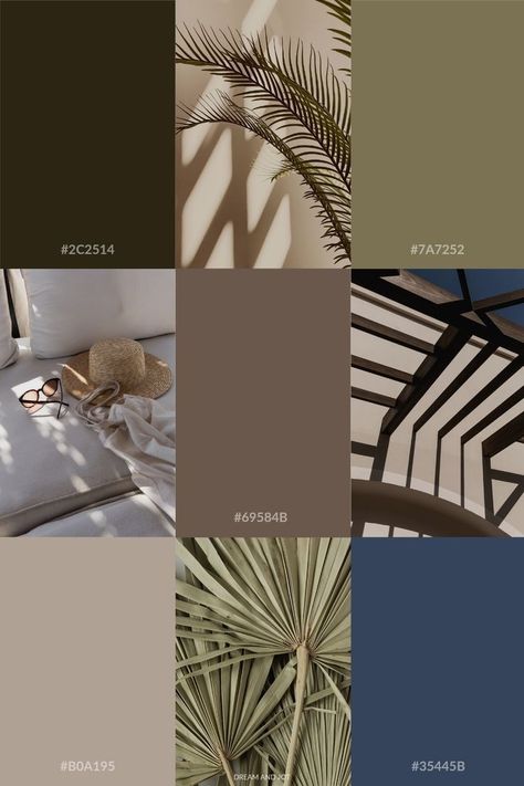 Luxury Earthy Color Palette, Blue Green And Neutral Color Palette, Neutral Green Palette, Green Blue Brown Color Palette, Tulum Color Palette, Blue Green Brown Color Palette, Neutral Green Aesthetic, Brown And Green Color Palette, Green And Brown Aesthetic