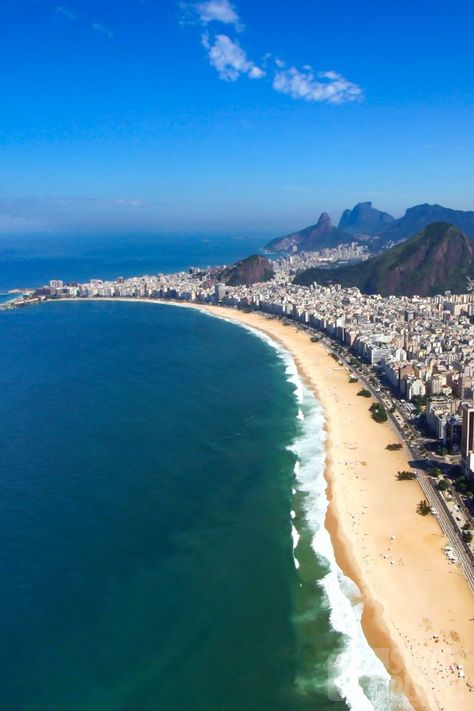 Beach Aerial View, Travel Photo Wall, Brazil Beaches, Ipanema Beach, Copacabana Beach, Sea Resort, Brazil Travel, Travel Photography Inspiration, Sweet Summertime