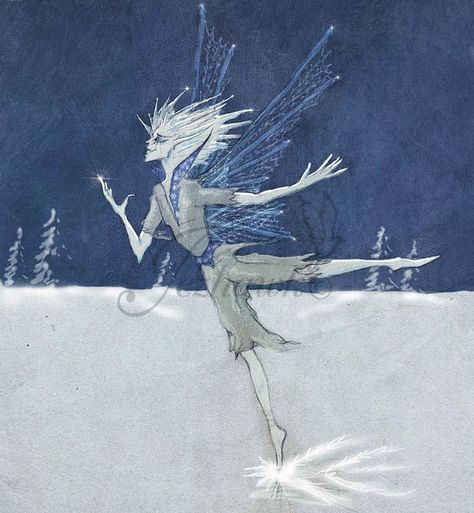 Jack Frost Jack Frost Movie, Jack Frost Drawing, Frost Drawing, Iced White Mocha, Fairy Illustration, Fairytale Illustration, Snow Queen, Moon Goddess, Fairy Land