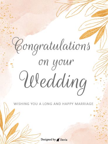 Kartu Ucapan Happy Wedding Card, Congrats For Wedding Wishes, Congratulations Card For Wedding, Ucapan Happy Wedding Card, Wedding Wish Card, Marriage Life Wishes, Happy Marriage Life Wishes, Ucapan Wedding, Nikkah Quotes