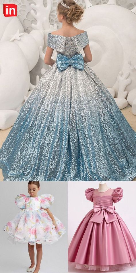 Kids Little Girls' Off Shoulder Dress Gradient Sequin Solid Colored A Line Dress Party Special Occasion Birthday Sequins Lace Ruched Maxi Short Sleeve Elegant Princess Beautiful Dresses 3-12 Years Dresses For Kids 7-8, Birthday Dress For Girls Kids, Kids Birthday Dress For Girl, Kids Party Dresses Birthday, Birthday Gowns For Kids, Princess Gown For Kids, Princess Dresses Kids Birthday Parties, Kids Lace Dress, Kids Gowns