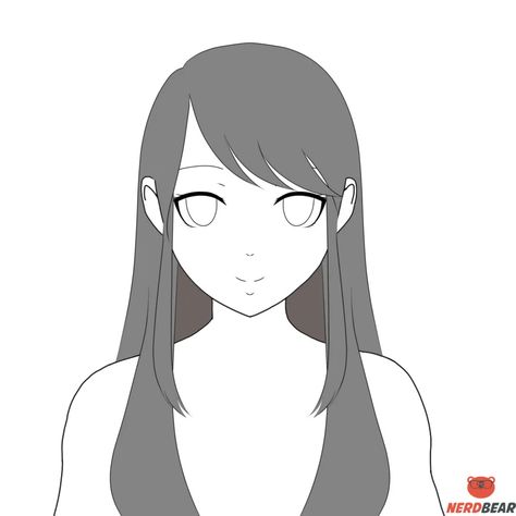 Hair Drawing Long, Anime Haircut, Hair Drawing, Anime Hair, How To Draw Hair, Hairstyle Ideas, Art Drawings, Siding, Hair Cuts